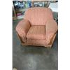 Image 2 : PAIR OF VINTAGE OVER STUFFED ARMCHAIRS