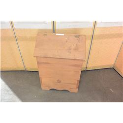 PINE POTATOE BIN WITH ONION STORAGE