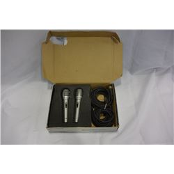 TWO MICROPHONES