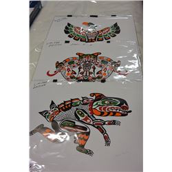 LOT OF UNFRAMED LIMITED EDITION NATIVE PRINTS