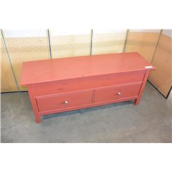 RED PINE LIFT TOP BENCH