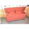 Image 2 : RED PINE LIFT TOP BENCH