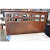 Image 1 : QUEEN SIZE MAHOGANY BEDFRAME