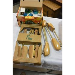 BOX OF SHOE TREES