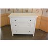 Image 1 : WHITE 3-DRAWER DRESSER
