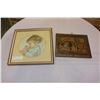 Image 1 : SIGNED WATERCOLOR & NATIVE PLAQUE