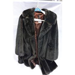 MADE IN BRITAIN SIMULATED FUR COAT