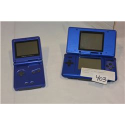 NINTENDO DS AND GAMEBOY ADVANCE