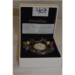 PANDORA BRACELET AND PENDANT WATCH