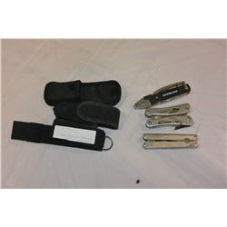 THREE MULTI TOOLS WITH CASES