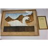 Image 1 : FOLKART PICTURE OF LOON AND SMALL PICTURE