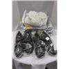 Image 1 : TWO PAIR OF WORK SHOES AND LOT OF ZIPPERED BAGS