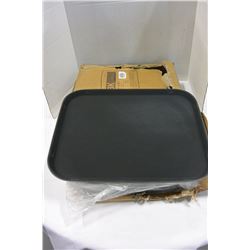 CASE OF 14" X 18" RUBBERIZED NON SKID SERVING TRAYS