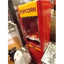 VINTAGE POPCORN MACHINE - 15 X 16 X 53" TALL