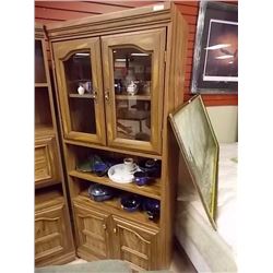 CABINET WITH GLASS DOOR - 6' TALL