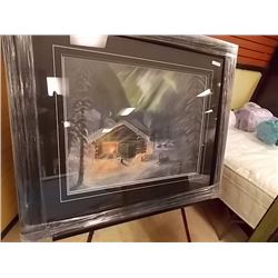 FRAMED LIMITED EDITION PRINT - SILENT LIGHTS - CLAY STEADMAN - ESTIMATED GALLERY PRICE $625