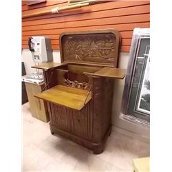 ORIENTAL BAR- WOOD CARVED  -- AS IS  RETAIL VALUE $2000- 3500