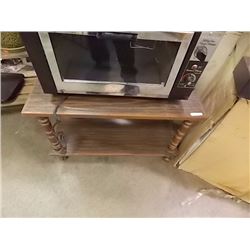 2 TIER TABLE ON WHEELS