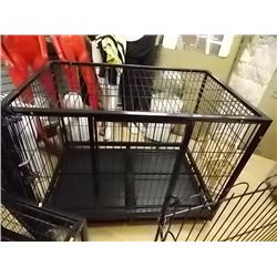 NEW ROLLING WIRE CAGE => 49 x 32 x 38"