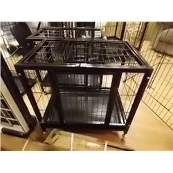 NEW ROLLING WIRE CAGE => 25 X 17 X 24