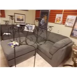 NEW WROUGHT CANDLE HOLDER - 53" TALL