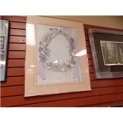 PICTURE- SPRING WREATH SIGNED PRINT