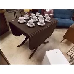 VINTAGE WOOD DROP LEAF TABLE