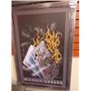 Image 1 : FRAMED PRINT - BURNING BLACK JACK - MICHAEL GODARD - ESTIMATED GALLERY PRICE $525