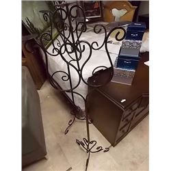 NEW WROUGHT CANDLE HOLDER - 53" TALL