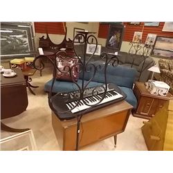 NEW WROUGHT CANDLE HOLDER - 53" TALL