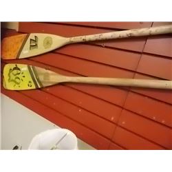 HAND PAINTED WOOD PADDLE