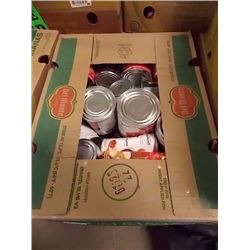 LARGE BANANA BOX OF ASSORTED FOOD ITEMS