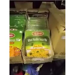 CASE OF WHEAT NOODLE MIX - 2 BOXES TTL PACKAGES. . - RETAIL APPROX. $50
