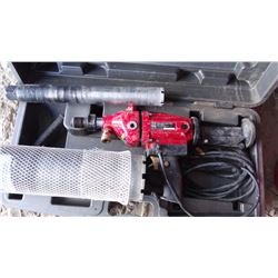 MultiQuip CDM1H concrete hole saw, hand-held, 2” & 4” bits