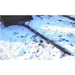 Gin pole for skid steer bucket