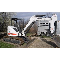 2008 Bobcat 435 Fast Track mini-excavator, Kubota 49 hp. diesel, 788 one-owner hours,