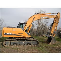 2012 Case CX160B excavator w/Esco 42” bucket & hyd. thumb, 526.6 actual ONE-OWNER hours.