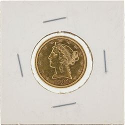 1901 $5 Liberty Head Half Eagle Gold Coin
