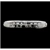 Image 2 : 14KT White Gold 0.15ctw Diamond Bracelet