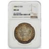Image 1 : 1884-O $1 Morgan Silver Dollar Coin NGC MS64