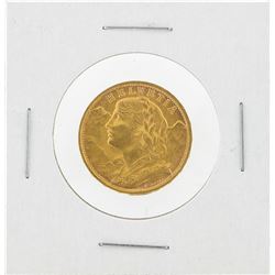 1927-B Swiss 20 Francs Helvetia Gold Coin