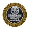 Image 1 : .999 Silver Barbary Coast Las Vegas, Nevada $10 Casino Limted Edition Gaming Tok