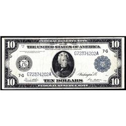 1914 $10 Large Size Federal Reserve Note
