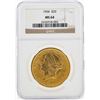 Image 1 : 1904 $20 Liberty Head Double Eagle Gold Coin NGC MS64