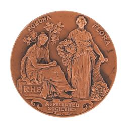 England Royal Horticultural Society Award Engraved Medal