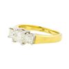 Image 2 : 18KT Two Tone Gold 1.36ctw Diamond Ring