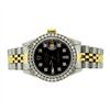 Image 1 : Rolex Ladies Two Tone 14KT Gold 1.00ctw Diamond Datejust Wristwatch