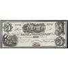 Image 1 : 1835 $5 The Bank of Washtenaw Michigan Obsolete Bank Note