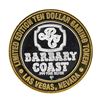 Image 1 : .999 Silver Barbary Coast Las Vegas, Nevada $10 Casino Limted Edition Gaming Tok