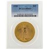 Image 1 : 1928 $20 St. Gaudens Double Eagle Gold Coin PCGS MS65+